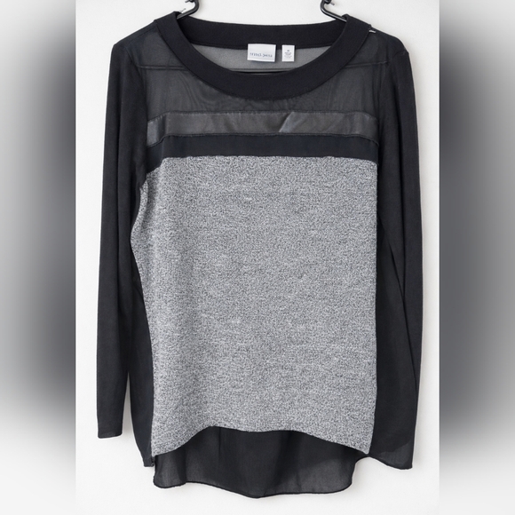 tribal jeans Tops - Tribal Jeans Black Long Sleeve Top Med.